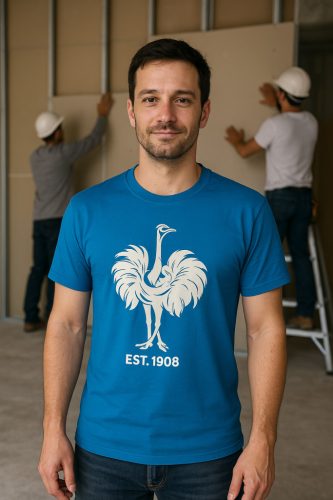 Camiseta Engelbert Strauss 1908 - azul