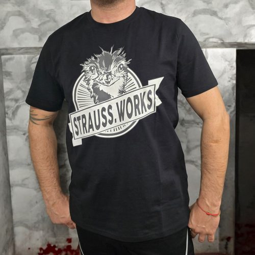 Camiseta WORKS de Engelbert Strauss - blanco y negro