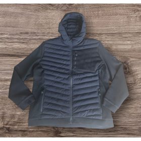 Chaqueta de punto híbrida con capucha esmotion ten