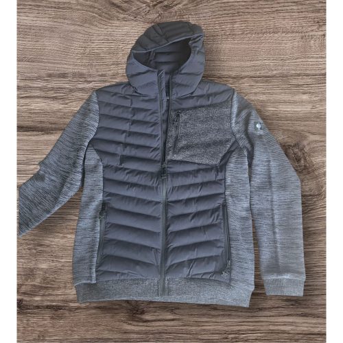 Chaqueta de punto híbrida con capucha esmotion ten