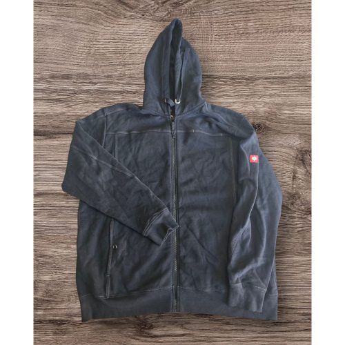 Chaqueta con capucha de algodón reforzado