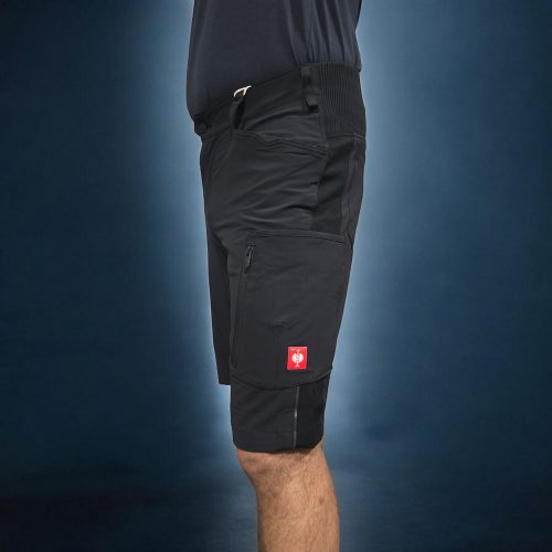 Engelbert Strauss Pantalón corto VISION Stretch - Negro