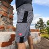 Engelbert Strauss VISION Pantalón corto elástico - gris