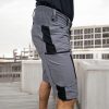 Engelbert Strauss VISION Pantalón corto elástico - gris