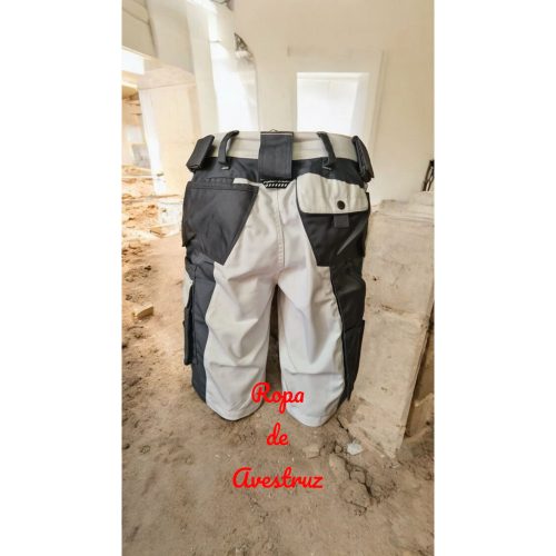 Engelbert Strauss Pantalón corto Motion - blanco-gris