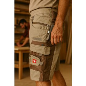 Engelbert Strauss Motion pantalones cortos - loam-peat