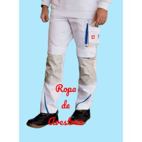   Pantalón de cintura Engelbert Strauss Motion 2020 blanco-azul
