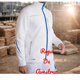 Chaqueta Softshell Engelbert Strauss Motion 2020 blanco-azul