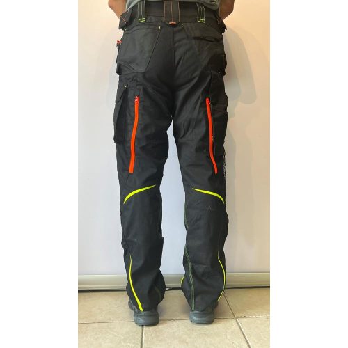 Pantalón de cintura Engelbert Strauss Motion 2020 negro-limón-naranja