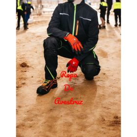   Chaqueta Softshell Engelbert Strauss Motion 2020 negra y amarilla