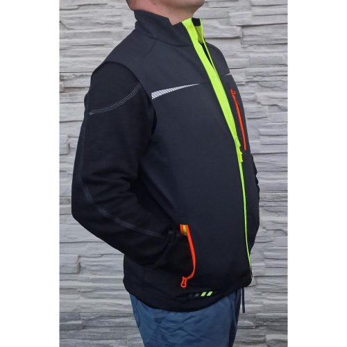 Chaleco Engelbert Strauss negro y amarillo