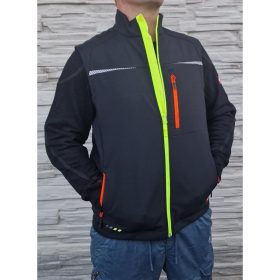Chaleco Engelbert Strauss negro y amarillo