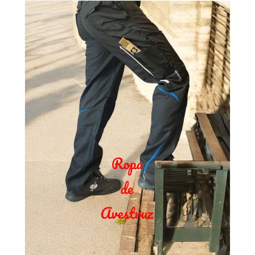 Pantalón de cintura Engelbert Strauss Motion 2020 azul grafito