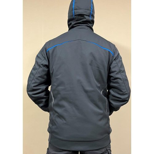 Chaqueta de invierno softshell Engelbert Strauss gris-azul