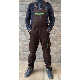   Engelbert Strauss e.s MOTION 2020 pantalón de brida marrón-verde