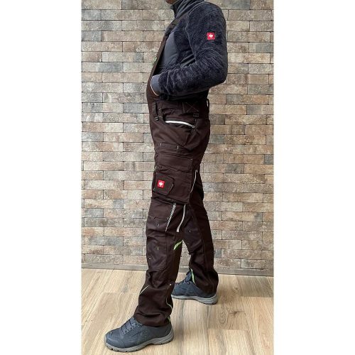 Engelbert Strauss e.s MOTION 2020 pantalón de brida marrón-verde