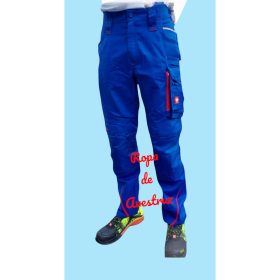   Pantalón de cintura Engelbert Strauss Motion 2020 azul royal-rojo
