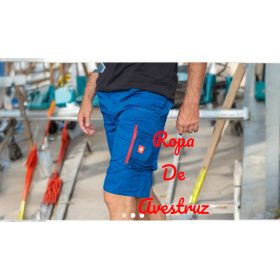 Pantalón corto Engelbert Strauss Motion 2020 - azul-rojo