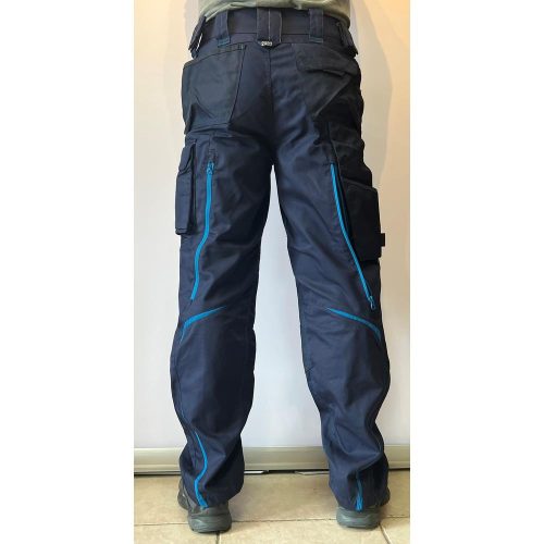 Pantalón de cintura Engelbert Strauss Motion 2020 azul oscuro-azul real