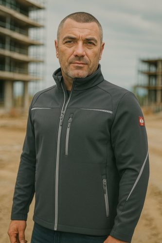 Chaqueta Engelbert Strauss Motion 2020 Softshell gris grafito-cemento