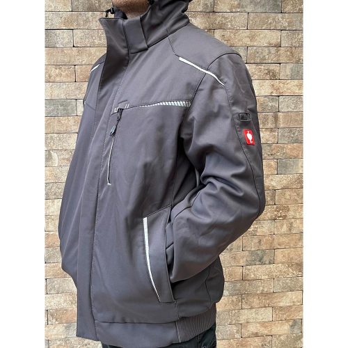 Engelbert Strauss Motion 2020 chaqueta de invierno softshell gris oscuro