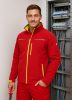 Cortavientos Engelbert Strauss rojo-amarillo