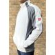 Engelbert Strauss Sudadera con capucha Microfleece blanco-gris