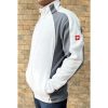Engelbert Strauss Sudadera con capucha Microfleece blanco-gris