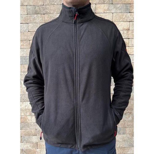 Engelbert Strauss Sudadera con capucha de micropolar negro