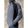 Engelbert Strauss Sudadera con capucha Microfleece gris-negro