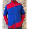 Engelbert Strauss Sudadera con capucha polar azul-rojo