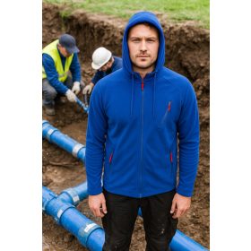 Sudadera con capucha Engelbert Strauss azul real