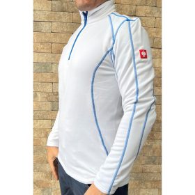 Engelbert Strauss Jersey térmico blanco-azul