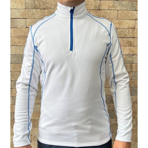 Engelbert Strauss Jersey térmico blanco-azul