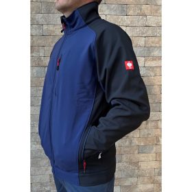 Engelbert Strauss Chaqueta Softshell azul oscuro-negro