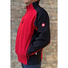 Engelbert Strauss Chaqueta Softshell rojo-negro
