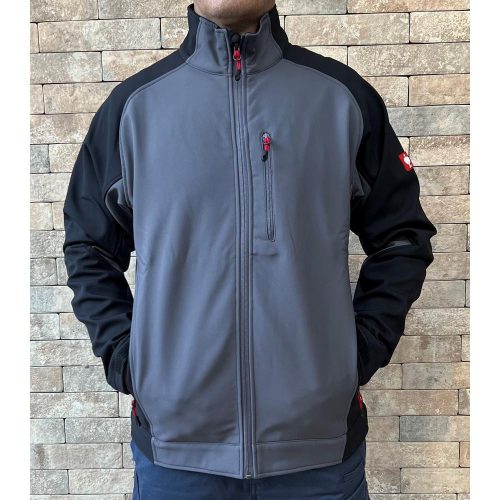 Engelbert Strauss Chaqueta Softshell gris-negro