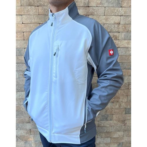 Engelbert Strauss Chaqueta Softshell blanco-gris