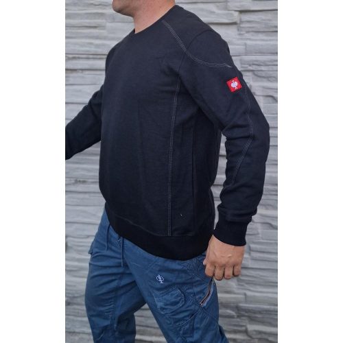 Engelbert Strauss Jersey de algodón Roughtough negro