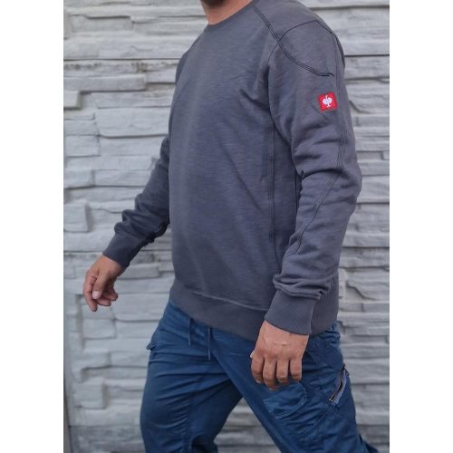 Engelbert Strauss Jersey de algodón Roughough gris