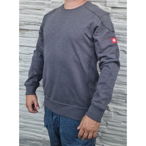 Engelbert Strauss Jersey de algodón Roughough gris