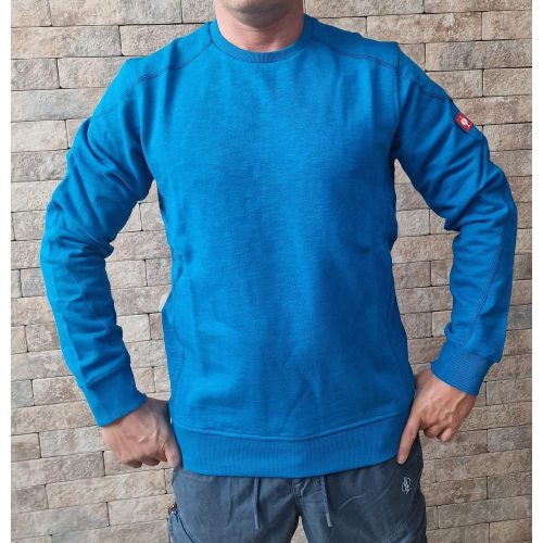 Engelbert Strauss Jersey de algodón Roughough Azul atolón