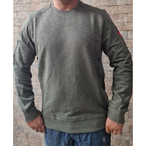 Engelbert Strauss Jersey de algodón Roughough Verde tomillo