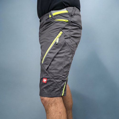 Engelbert Strauss Pantalón corto AMBITION - antracita-amarillo