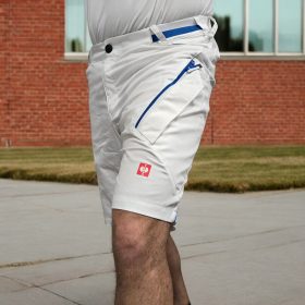 Engelbert Strauss Pantalón corto AMBITION - blanco-azul